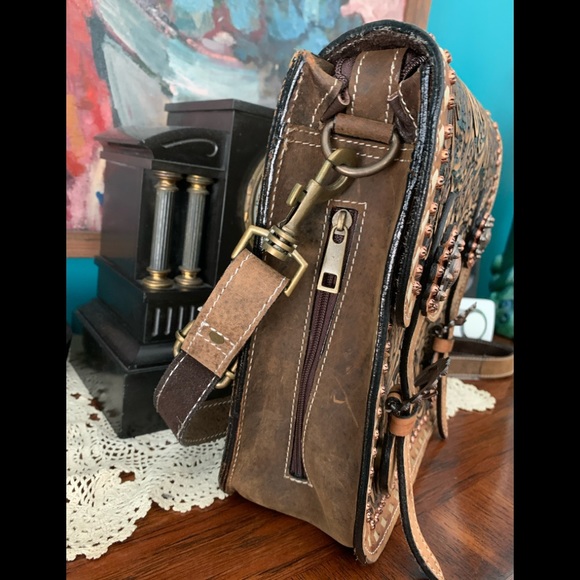 Bags Genuine Leather Cross Body Bag With Gun Holster Poshmark
